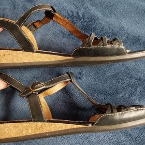 Clark's black sandals size 9.5
